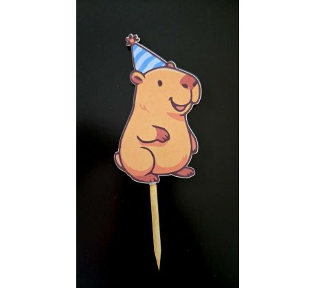 Drevený zápich kapybara