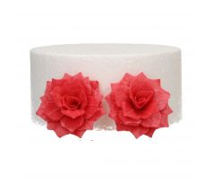 Jedlé oblátkové kvety FunCakes Deluxe Rose Rosalia Red 15ks