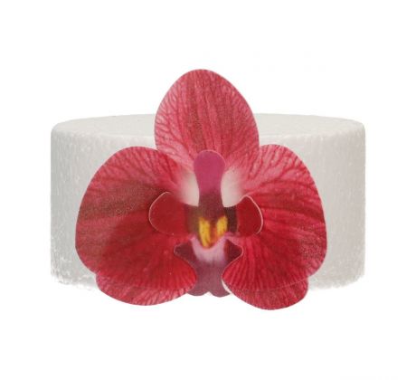 Jedlé oblátkové kvety FunCakes Deluxe Orchid Red 10ks