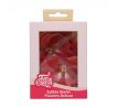 Jedlé oblátkové kvety FunCakes Deluxe Orchid Red 10ks