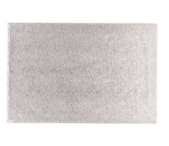 Podložka pod tortu 1,2cm 30,4x50,8cm STRIEBORNÁ
