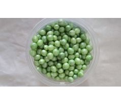 Cukrová posýpka zelené perly cca4mm 15g