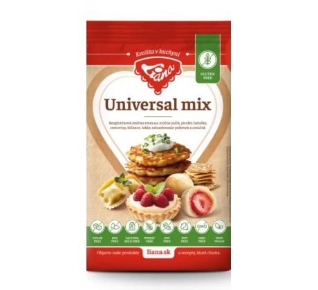 Zmes Bezgluténová UNIVERSAL mix 1kg