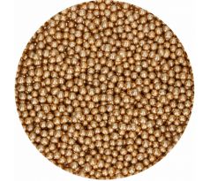 Cukrový posyp perly FunCakes malé vintage zlaté 80 g