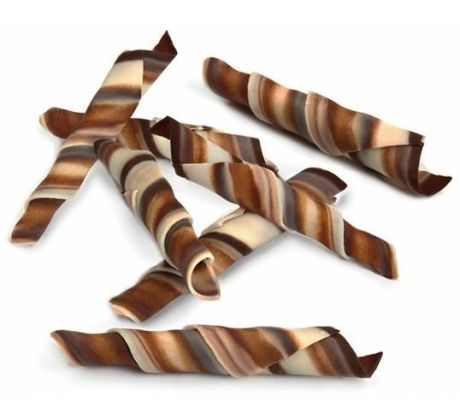 Čokoládová dekorácia ČOKO Twister mramor