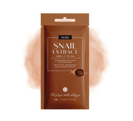 ERNE Pleťová maska textilná SNAIL EXTRACT liftingová a vyživujúca 1 ks / 22 ml