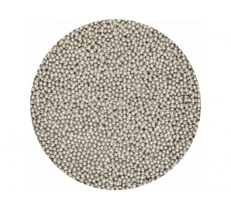 Cukrový posyp NONPAREILS (máčik) strieborný 80g
