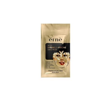 ERNE Zónová protivrásková pleťová maska zlatá GOLD 1ks/bal