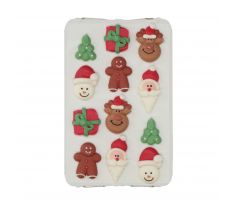 Cukrové dekorácie vianočné Wilton Royal Icing/12ks