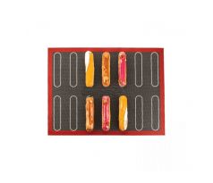 Silikonová podložka Eclair, Macarons & Choux Mat (obojstranná)