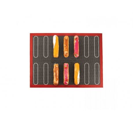 Silikonová podložka Eclair, Macarons & Choux Mat (obojstranná)