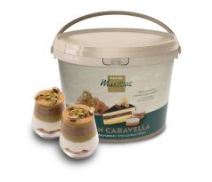 Krém pistáciový Caravella Crunch s kúskami pistácií 500g