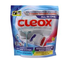 Cleox 3-komorové gelové kapsule do umývačky riadu 27ks