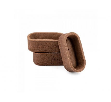 Tartaletky maslové kakaové Eclaire 7cm 24ks