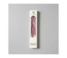 Tortové sviečky zakrútené metalické 6ks