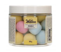 Čokoládové guličky Wilton choco pearls marshmallow Bubblegum mix 100g