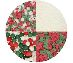 Cukrová dekorácia Wilton 4v1 tradičná vianočná 105g