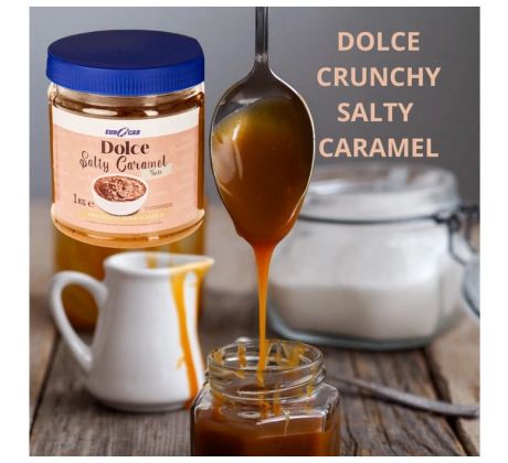 Krém Dolce crunchy Salty Caramel 1kg - slaný karamel