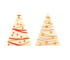 Čokoládová vianočná dekorácia Červené Vianoce 252ks