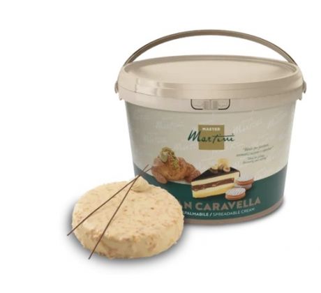 Krém Caravella Crunch ciocco avorio (čoko chrumkavý krém s cornfalkes) 500g