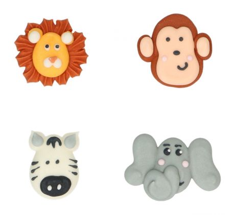 Sada cukrových dekorácií Wilton so zvieratkami Safari/8 ks