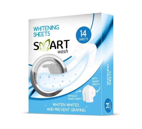 Smart pracie obrúsky na biele prádlo 14ks