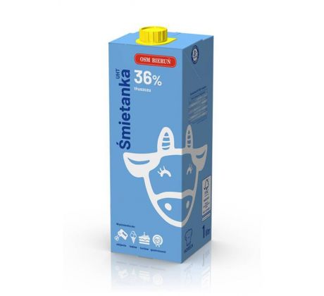 Smotana živočíšna 36% UHT 1L