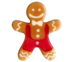 Čokoládová vianočná dekorácia Pán Perníček 15ks