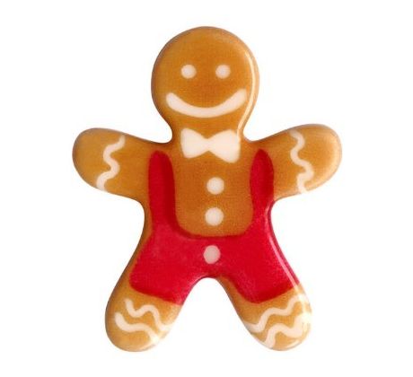 Čokoládová vianočná dekorácia Pán Perníček 15ks