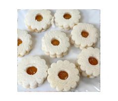 Bezlepkové linecké pečivo s marhuľovou náplňou 260g