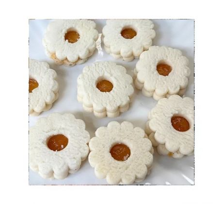 Bezlepkové linecké pečivo s marhuľovou náplňou 260g