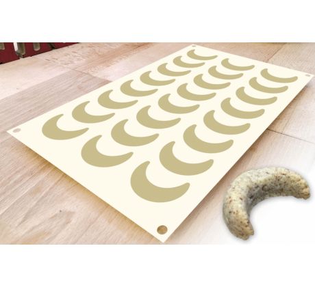 Silikónová forma na pečenie vanilkových rožtekov 18ks