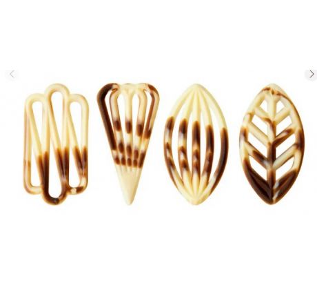 Čokoládová dekorácia SPECIAL marble 55mm/575ks