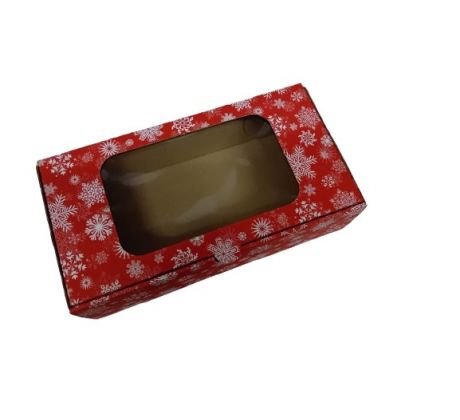 Krabica s okienkom 27x13,5x7,5cm VIANOCE posledné kusy