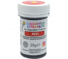 Sugarflair Colourflex Extra pasta červená - 25g
