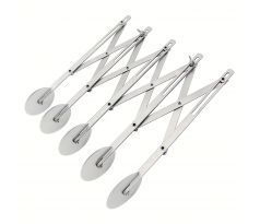 5-kolesový nerezový krájač na cesto, pizzu, rezy