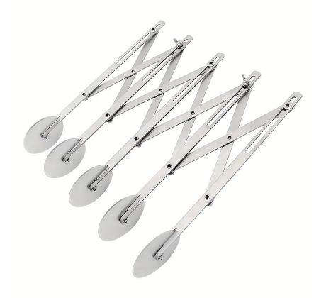 5-kolesový nerezový krájač na cesto, pizzu, rezy