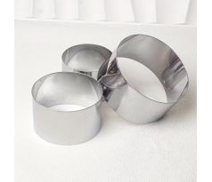 Formy na pečenie 3ks - nerezové okrúhle