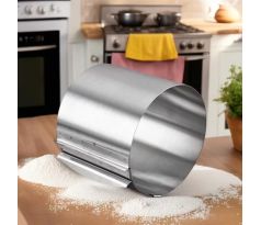 Nerezová nastaviteľná forma na tortu - výška 20cm