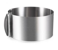 Nerezová nastaviteľná forma na tortu - výška 10cm