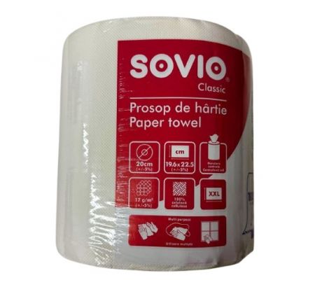 Utierka papierová 2-vrstvová SOVIO 100m