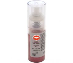 Prášok v spreji červený metalický 10g