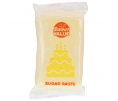 Cukrová pasta poťahová Sweet Value žltá 200 g