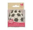 Cukrárenske košíčky 50x32mm/48ks Futbal