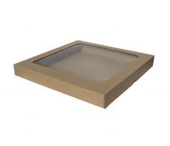 Krabica s okienkom 40x40x5cm pár Hnedá