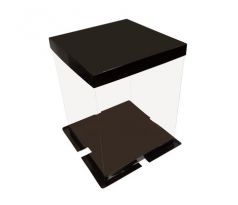 Krabica dekoračná 30x30x40cm ELEGANCE kus Čierna