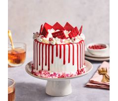 Čokoládová poleva Funcakes Choco Drip 180g Červená