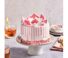 Čokoládová poleva Funcakes Choco Drip 180g Svetlo-ružová